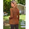 image:imageEkouaer Womens Maternity Shirts Long Sleeve Pregnancy Tops Casual Ribbed Knit Winter Pregnant BlousesB Brick Red