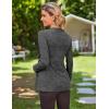 image:imageEkouaer Womens Maternity Shirts Long Sleeve Pregnancy Tops Casual Ribbed Knit Winter Pregnant BlousesMedium Grey