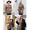 image:imageEkouaer Womens Maternity Shirts Long Sleeve Pregnancy Tops Casual Ribbed Knit Winter Pregnant BlousesMocha Brown