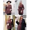 image:imageEkouaer Womens Maternity Shirts Long Sleeve Pregnancy Tops Casual Ribbed Knit Winter Pregnant BlousesPink Purple