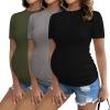 3pcs Black / Army Green / Grey