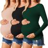 3pcs Black / Green / Dirty Pink