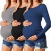 3pcs Black / Grey / Blue
