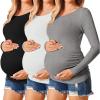 3pcs Black / White / Grey