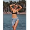 image:imageEkouaer 2 Pieces Women Beach Sarongs Sheer Cover Ups Chiffon Bikini Wrap Skirt for Swimwear SXXLBlackblue Print