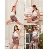 image:imageEkouaer 3 Pack Maternity Shorts Pregnancy Shorts Comfy Lounge Pajama Sleepwear SXXLBlackDark GreyBrown