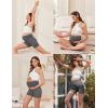 image:imageEkouaer 3 Pack Maternity Shorts Pregnancy Shorts Comfy Lounge Pajama Sleepwear SXXLBlackDark Heather GreyLight Heather Grey