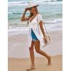 image:imageEkouaer Bathing Suit Cover Up Chiffon Swim Suit Coverup Tie Front Sheer Beach Kimono Coverups Swimwear CardigansA02white
