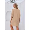 image:imageEkouaer Bathing Suit Cover Up for Women V Neck Button Down Swimsuit Coverup Beach Dress Shirt S3XLApricot