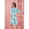 image:imageEkouaer Bathing Suit Cover Up for Women V Neck Button Down Swimsuit Coverup Beach Dress Shirt S3XLZw612tropical Print