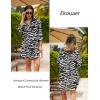 image:imageEkouaer Beach Cover Ups for Women Bikini Swimsuit Coverup Beach Dress ShirtBlack Geometry