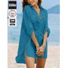 image:imageEkouaer Beach Cover Ups for Women Bikini Swimsuit Coverup Beach Dress ShirtBlue