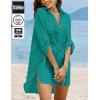 image:imageEkouaer Beach Cover Ups for Women Bikini Swimsuit Coverup Beach Dress ShirtDark Cyan
