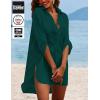 image:imageEkouaer Beach Cover Ups for Women Bikini Swimsuit Coverup Beach Dress ShirtDeep Green