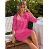 image:imageEkouaer Beach Cover Ups for Women Bikini Swimsuit Coverup Beach Dress ShirtHot Pink
