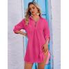 image:imageEkouaer Beach Cover Ups for Women Bikini Swimsuit Coverup Beach Dress ShirtHot Pink