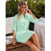 image:imageEkouaer Beach Cover Ups for Women Bikini Swimsuit Coverup Beach Dress ShirtLight Green