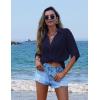 image:imageEkouaer Beach Cover Ups for Women Bikini Swimsuit Coverup Beach Dress ShirtNavy Blue