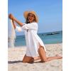 image:imageEkouaer Beach Cover Ups for Women Bikini Swimsuit Coverup Beach Dress ShirtWhite