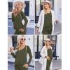 image:imageEkouaer Maternity Nursing Pajama Set Long Sleeve Top amp Pants with Pockets Breastfeeding Sleepwear Double Layer PregnancyArmy Green