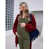 image:imageEkouaer Maternity Nursing Pajama Set Long Sleeve Top amp Pants with Pockets Breastfeeding Sleepwear Double Layer PregnancyArmy Green