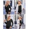 image:imageEkouaer Maternity Nursing Pajama Set Long Sleeve Top amp Pants with Pockets Breastfeeding Sleepwear Double Layer PregnancyBlack Floral