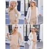 image:imageEkouaer Maternity Nursing Pajama Set Long Sleeve Top amp Pants with Pockets Breastfeeding Sleepwear Double Layer PregnancyKhaki