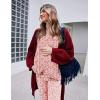 image:imageEkouaer Maternity Nursing Pajama Set Long Sleeve Top amp Pants with Pockets Breastfeeding Sleepwear Double Layer PregnancyLeopard Pink