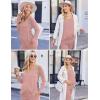 image:imageEkouaer Maternity Nursing Pajama Set Long Sleeve Top amp Pants with Pockets Breastfeeding Sleepwear Double Layer PregnancyMisty Pink