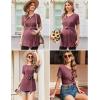 image:imageEkouaer Maternity Tops Short Sleeve Pregnancy Shirts Tee Tunic Casual T Shirt Ribbed Knit Pregnant ClothesWinered