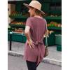 image:imageEkouaer Maternity Tops Short Sleeve Pregnancy Shirts Tee Tunic Casual T Shirt Ribbed Knit Pregnant ClothesWinered