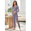 image:imageEkouaer Nursing Pajama Set Long Sleeve Maternity Clothes Labor Pregnancy Pjs Breastfeeding Thermal Underwear SleepwearGrey Star