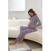 image:imageEkouaer Nursing Pajama Set Long Sleeve Maternity Clothes Labor Pregnancy Pjs Breastfeeding Thermal Underwear SleepwearGrey Star