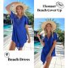 image:imageEkouaer Swimsuit Cover Ups for Women Lace Crochet VNeck Bikini Beach Coverups Dress for Swimwear Bathing Suit00sky Blue