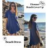 image:imageEkouaer Swimsuit Cover Ups for Women Lace Crochet VNeck Bikini Beach Coverups Dress for Swimwear Bathing Suit00sky Blue