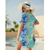 image:imageEkouaer Swimsuit Cover Ups for Women Lace Crochet VNeck Bikini Beach Coverups Dress for Swimwear Bathing Suit02yellow Tie Dye