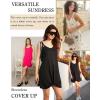 image:imageEkouaer Swimsuit Coverup for Women Sleeveless Bathing Suit Cover Up 2026 Twisted Tank Beach Summer Dress Aline SundressBlack