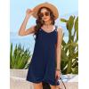 image:imageEkouaer Swimsuit Coverup for Women Sleeveless Bathing Suit Cover Up 2026 Twisted Tank Beach Summer Dress Aline SundressNavy Blue