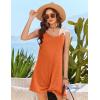 image:imageEkouaer Swimsuit Coverup for Women Sleeveless Bathing Suit Cover Up 2026 Twisted Tank Beach Summer Dress Aline SundressOrange