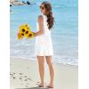 image:imageEkouaer Swimsuit Coverup for Women Sleeveless Bathing Suit Cover Up 2026 Twisted Tank Beach Summer Dress Aline SundressWhite