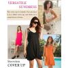image:imageEkouaer Swimsuit Coverup for Women Sleeveless Bathing Suit Cover Up 2026 Twisted Tank Beach Summer Dress Aline SundressWhite Floral