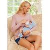 image:imageEkouaer Women 3 Packs Nursing Shirts Long Sleeve Breastfeeding Tops Round Neck Postpartum Clothes Double Layer Maternity TeeBlack  Army Green  Dirty Pink