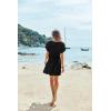 image:imageEkouaer Womens Cover Ups Casual Swimsuit Coverups Flowy Tie Waist Beach Cover Up DressBlack