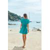 image:imageEkouaer Womens Cover Ups Casual Swimsuit Coverups Flowy Tie Waist Beach Cover Up DressBlue Green