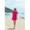 image:imageEkouaer Womens Cover Ups Casual Swimsuit Coverups Flowy Tie Waist Beach Cover Up DressHot Pink