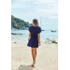 image:imageEkouaer Womens Cover Ups Casual Swimsuit Coverups Flowy Tie Waist Beach Cover Up DressNavy Blue