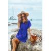 image:imageEkouaer Womens Cover Ups Casual Swimsuit Coverups Flowy Tie Waist Beach Cover Up DressSnorkel Blue