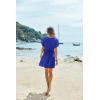 image:imageEkouaer Womens Cover Ups Casual Swimsuit Coverups Flowy Tie Waist Beach Cover Up DressSnorkel Blue