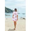 image:imageEkouaer Womens Cover Ups Casual Swimsuit Coverups Flowy Tie Waist Beach Cover Up DressWhite Small Floral