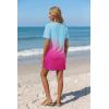 image:imageEkouaer Womens Coverup Short Sleeve Swimsuit Cover Ups 2026 Summer Bathing Suit Cover Twisted Cover Up Dress S2XLBlue Pink Tree